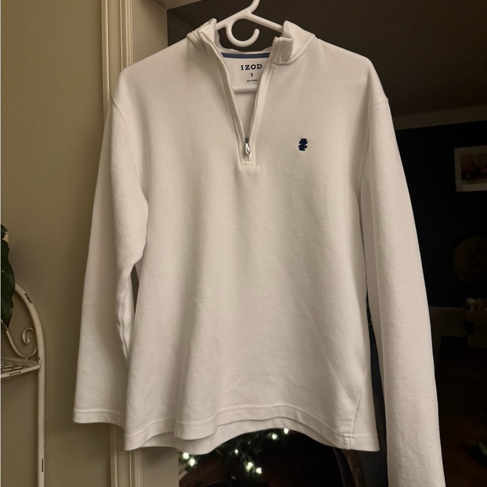 Izod white pullover